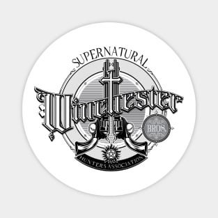 Winchesters Bros. Supernatural Hunters Association Magnet